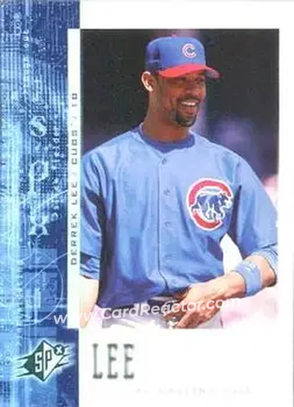 2006 SPx #17 - Derrek Lee - Chicago Cubs - Front