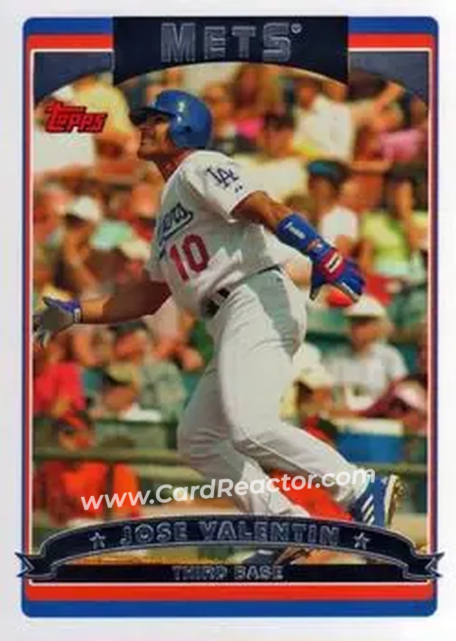 2006 Topps #2 - Jose Valentin - New York Mets - Front