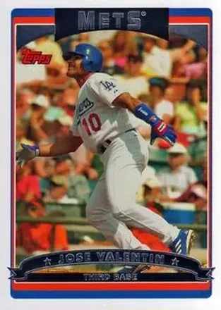 2006 Topps #2 - Jose Valentin - New York Mets