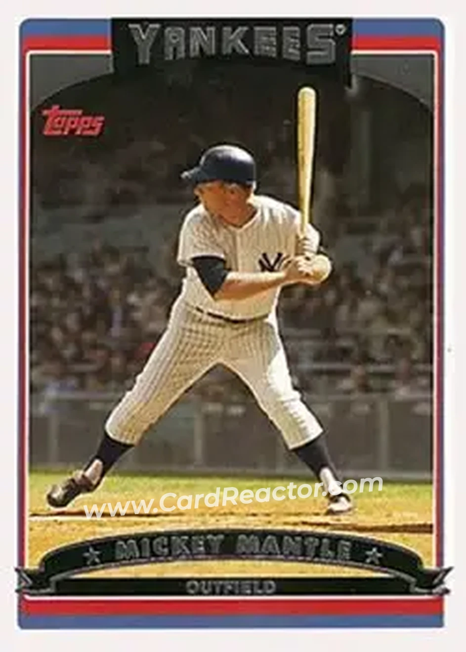 2006 Topps #7 - Mickey Mantle - New York Yankees - Front 2006 Topps #7 - Mickey Mantle - New York Yankees - Front