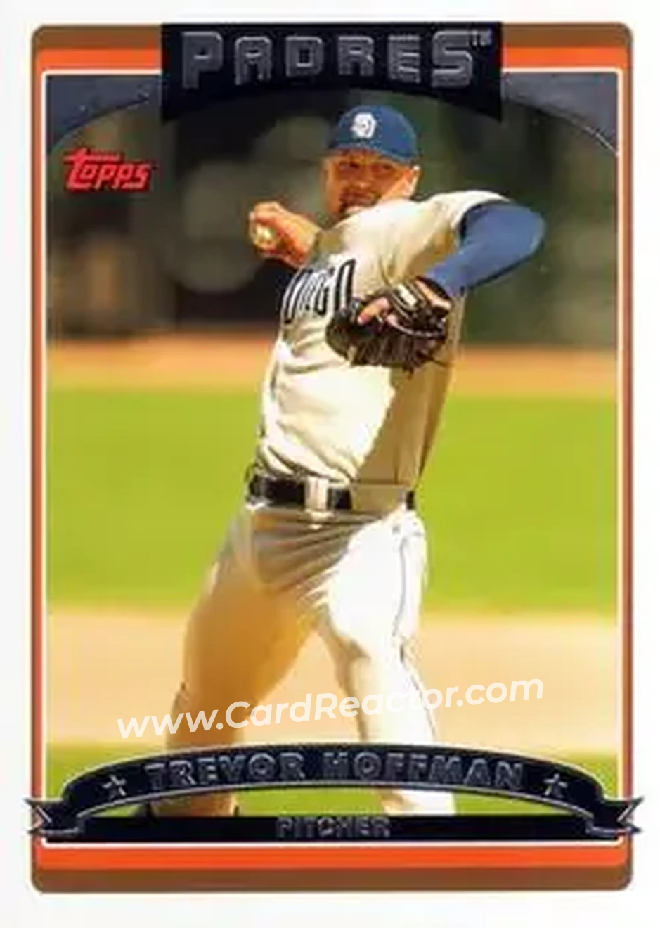 2006 Topps #18 - Trevor Hoffman - San Diego Padres - Front