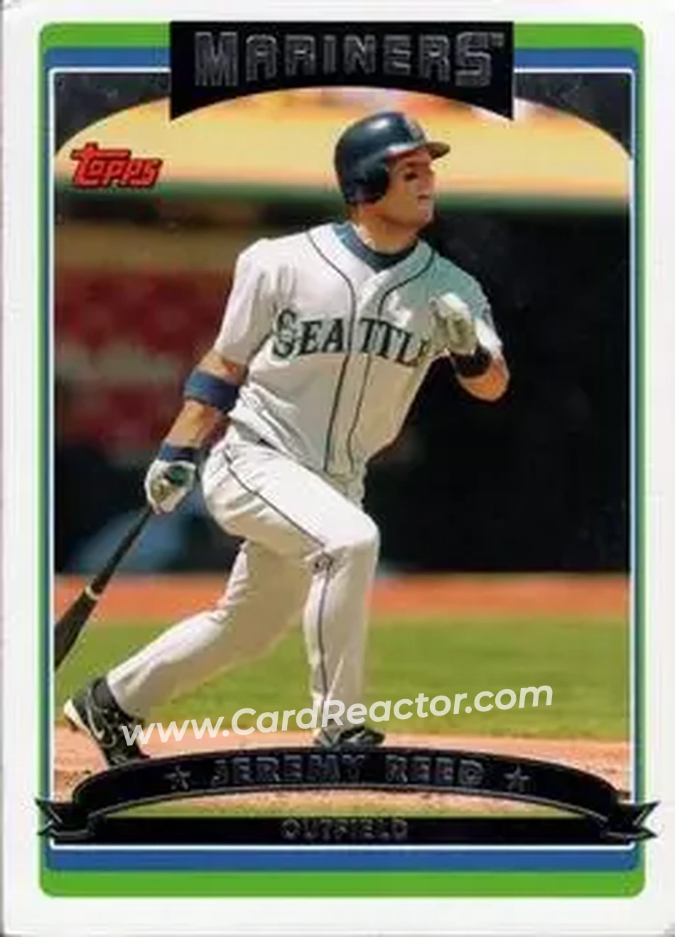 2006 Topps #19 - Jeremy Reed - Seattle Mariners - Front