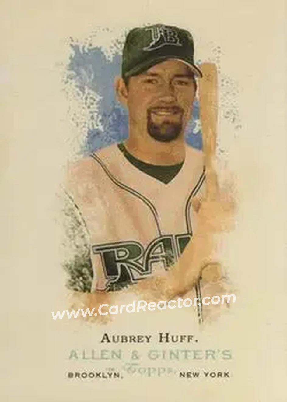 2006 Topps Allen & Ginter #2 - Aubrey Huff - Tampa Bay Devil Rays - Front