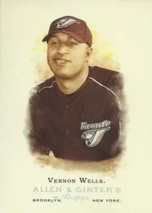 2006 Topps Allen & Ginter #4 - Vernon Wells - Toronto Blue Jays