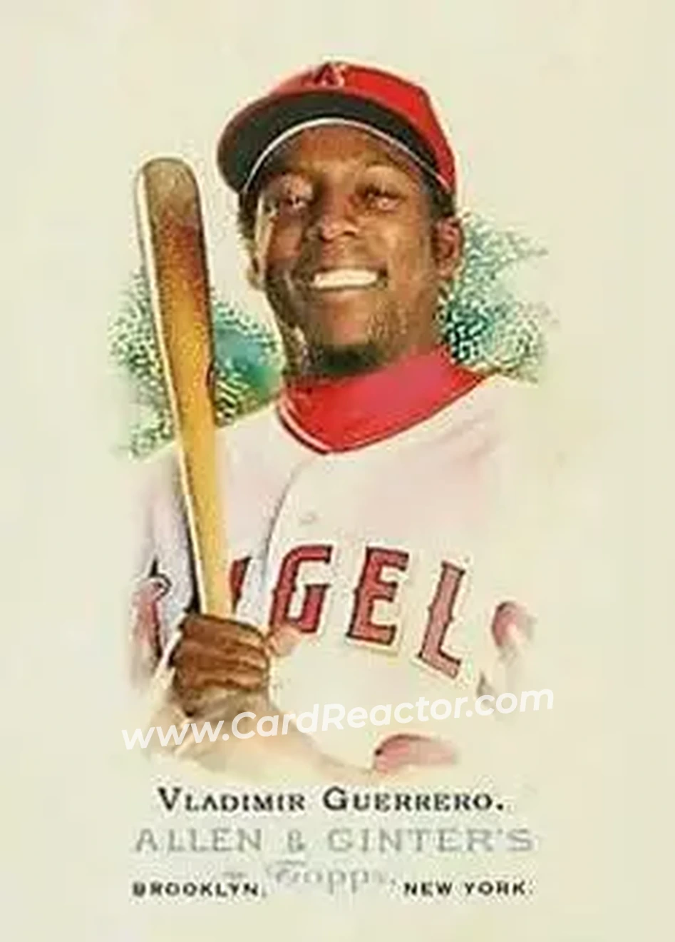 2006 Topps Allen & Ginter #9 - Vladimir Guerrero - Los Angeles Angels - Front 2006 Topps Allen & Ginter #9 - Vladimir Guerrero - Los Angeles Angels - Front