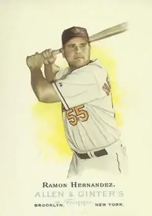 2006 Topps Allen & Ginter #11 - Ramon Hernandez - Baltimore Orioles