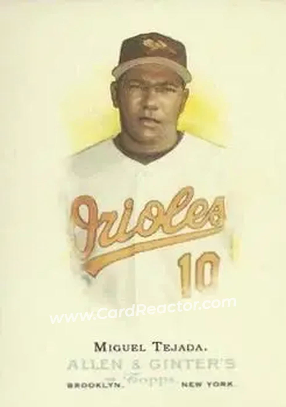 2006 Topps Allen & Ginter #12 - Miguel Tejada - Baltimore Orioles - Front