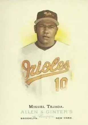 2006 Topps Allen & Ginter #12 - Miguel Tejada - Baltimore Orioles