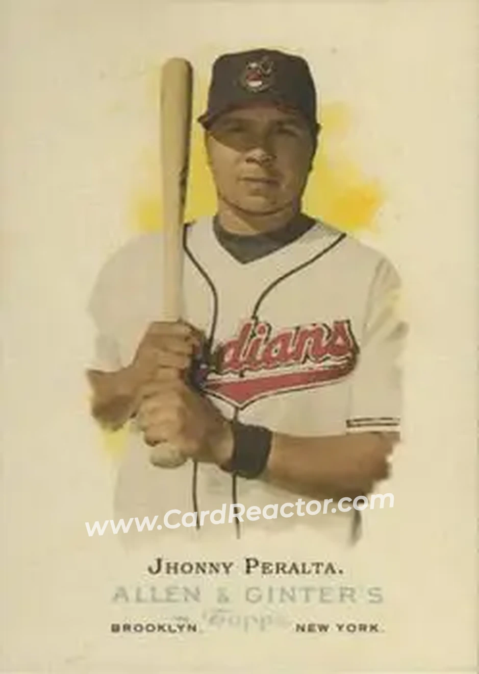 2006 Topps Allen & Ginter #16 - Jhonny Peralta - Cleveland Indians - Front 2006 Topps Allen & Ginter #16 - Jhonny Peralta - Cleveland Indians - Front