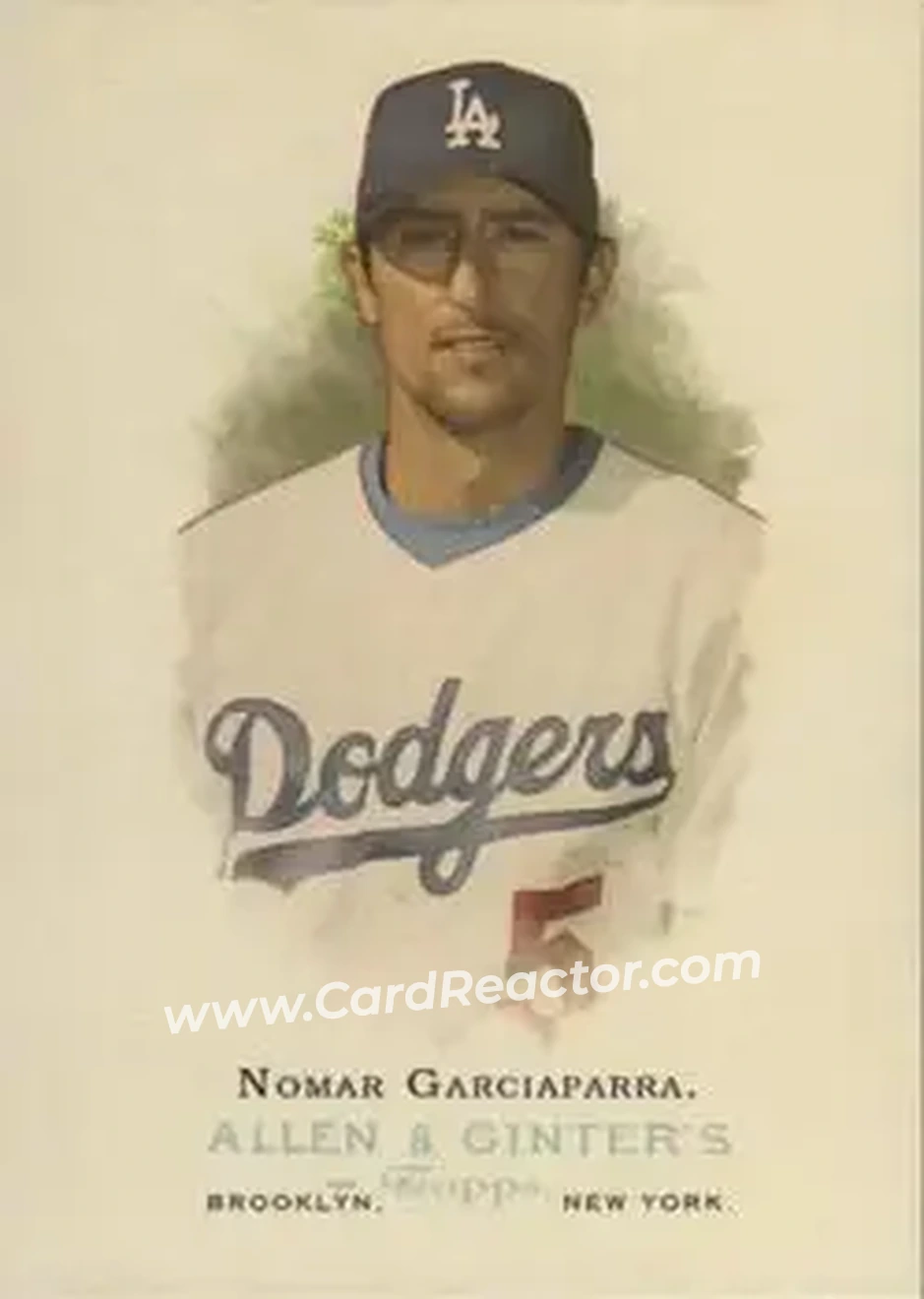 2006 Topps Allen & Ginter #19 - Nomar Garciaparra - Los Angeles Dodgers - Front