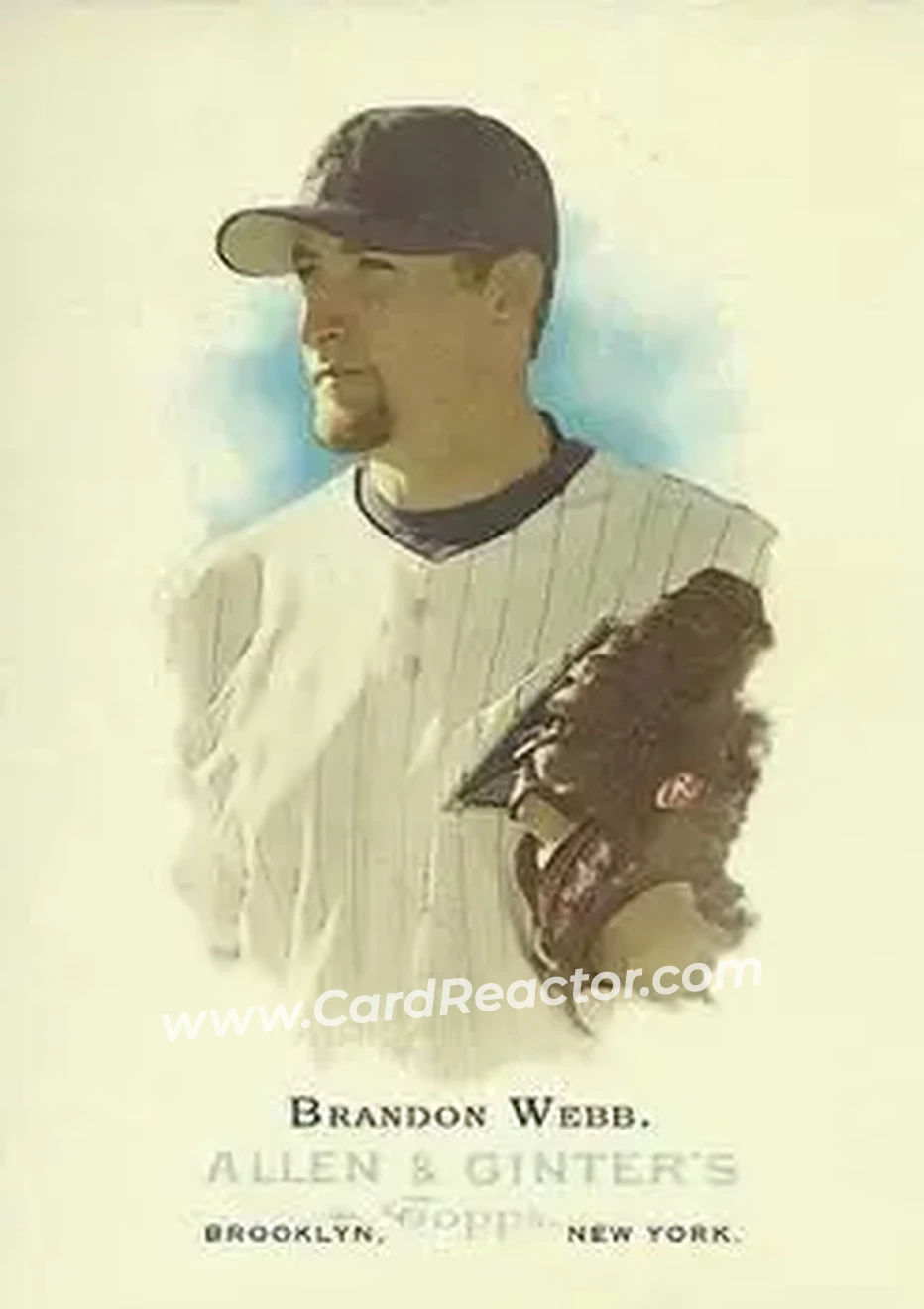 2006 Topps Allen & Ginter #21 - Brandon Webb - Arizona Diamondbacks - Front 2006 Topps Allen & Ginter #21 - Brandon Webb - Arizona Diamondbacks - Front