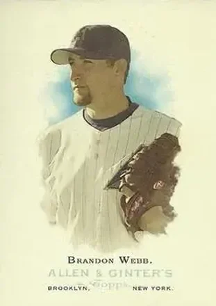 2006 Topps Allen & Ginter #21 - Brandon Webb - Arizona Diamondbacks