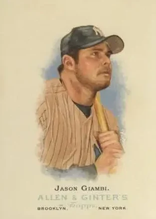 2006 Topps Allen & Ginter #25 - Jason Giambi - New York Yankees