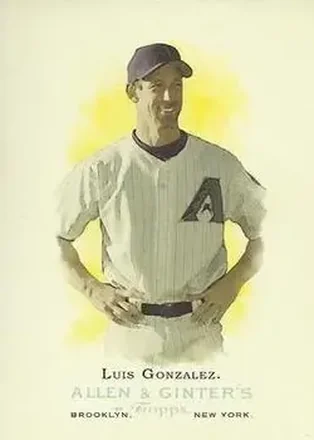 2006 Topps Allen & Ginter #27 - Luis Gonzalez - Arizona Diamondbacks