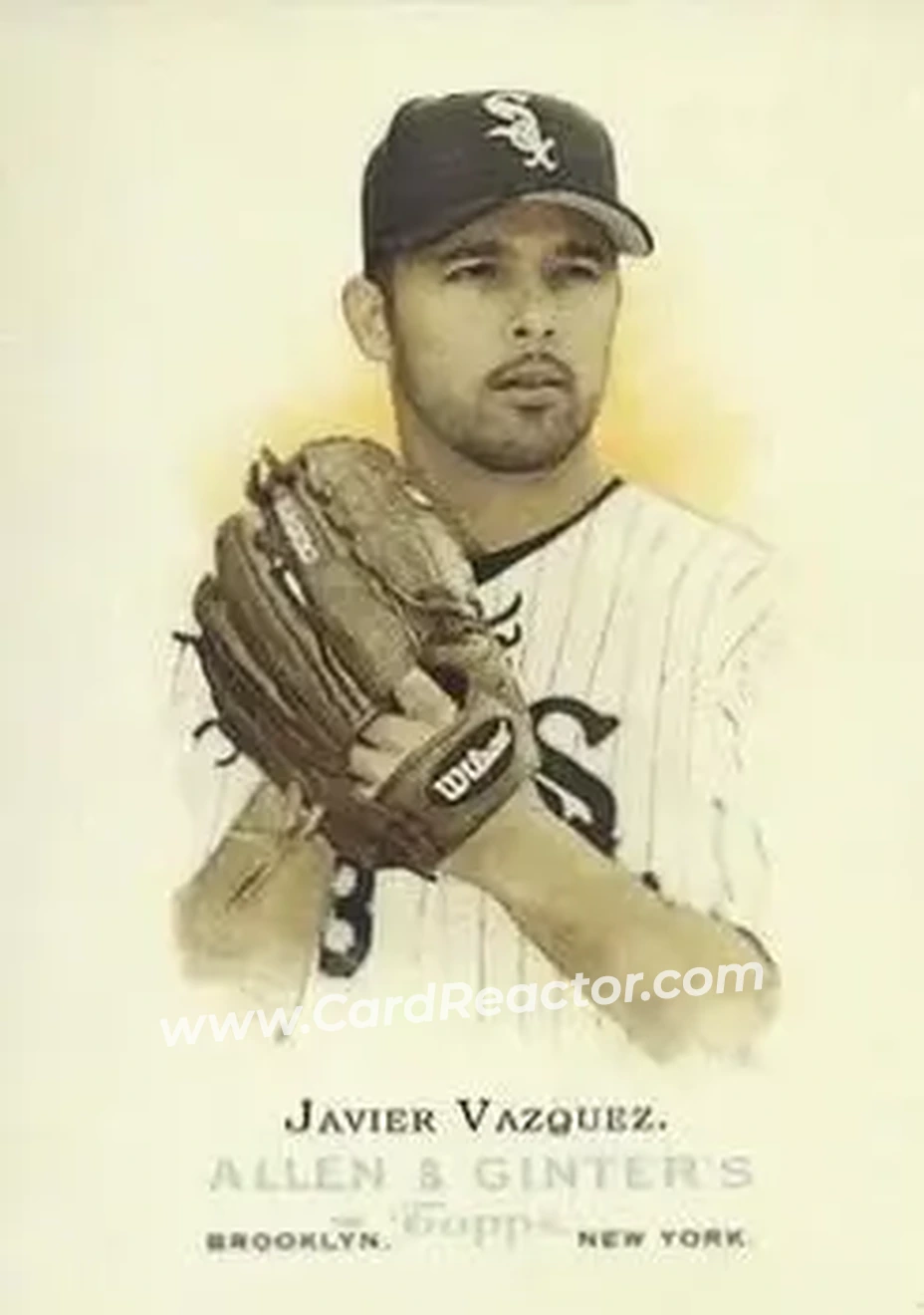 2006 Topps Allen & Ginter #28 - Javier Vazquez - Chicago White Sox - Front