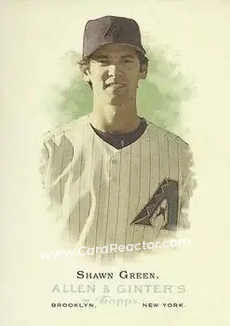 2006 Topps Allen & Ginter #30 - Shawn Green - Arizona Diamondbacks - Front