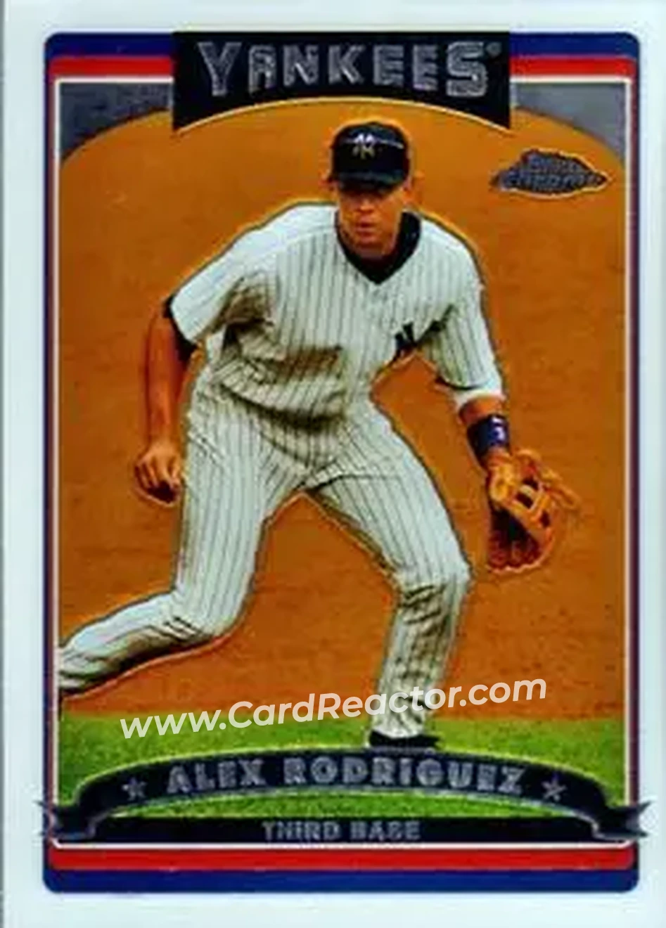 2006 Topps Chrome #1 - Alex Rodriguez - New York Yankees - Front