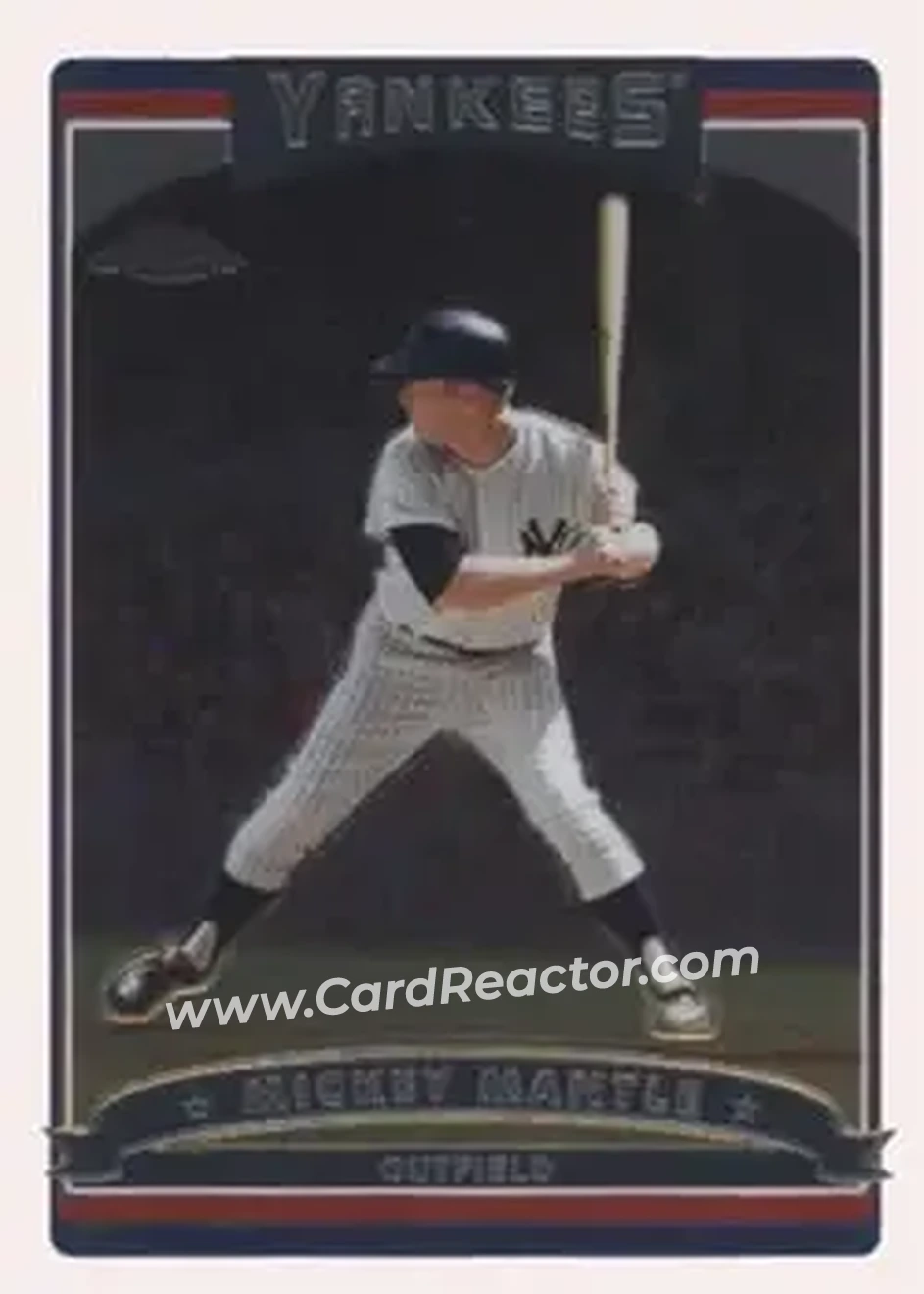 2006 Topps Chrome #7 - Mickey Mantle - New York Yankees - Front