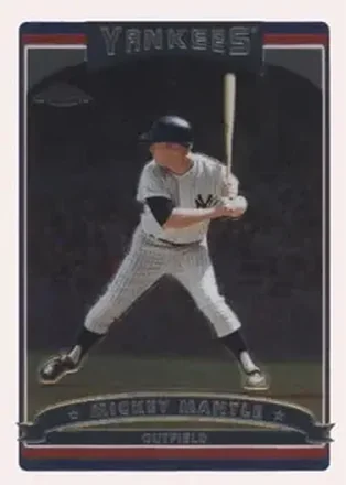 2006 Topps Chrome #7 - Mickey Mantle - New York Yankees