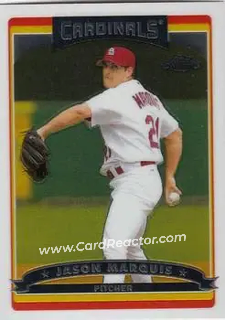 2006 Topps Chrome #13 - Jason Marquis - St. Louis Cardinals - Front