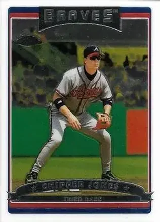 2006 Topps Chrome #14 - Chipper Jones - Atlanta Braves