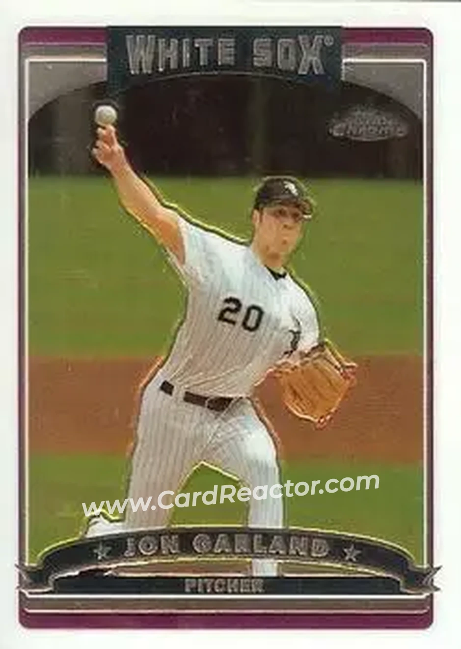 2006 Topps Chrome #15 - Jon Garland - Chicago White Sox - Front
