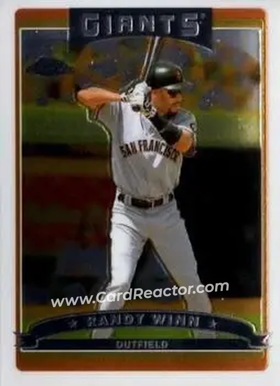 2006 Topps Chrome #25 - Randy Winn - San Francisco Giants - Front