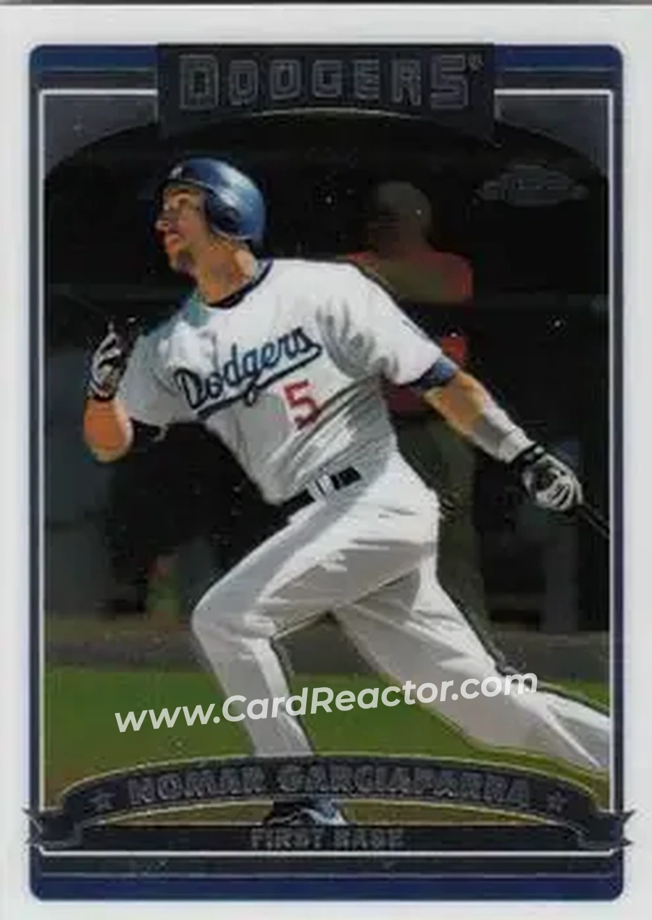 2006 Topps Chrome #29 - Nomar Garciaparra - Los Angeles Dodgers - Front