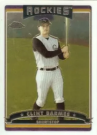 2006 Topps Chrome #4 - Clint Barmes - Colorado Rockies