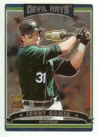 2006 Topps Chrome #12 - Jonny Gomes - Tampa Bay Devil Rays