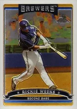2006 Topps Chrome #17 - Rickie Weeks - Milwaukee Brewers