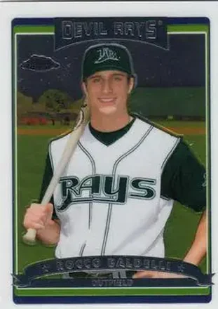 2006 Topps Chrome #28 - Rocco Baldelli - Tampa Bay Devil Rays
