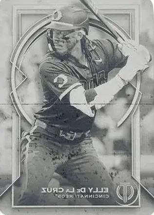 2026 Topps Tribute - Printing Plate Black #48 - Elly De La Cruz - Cincinnati Reds