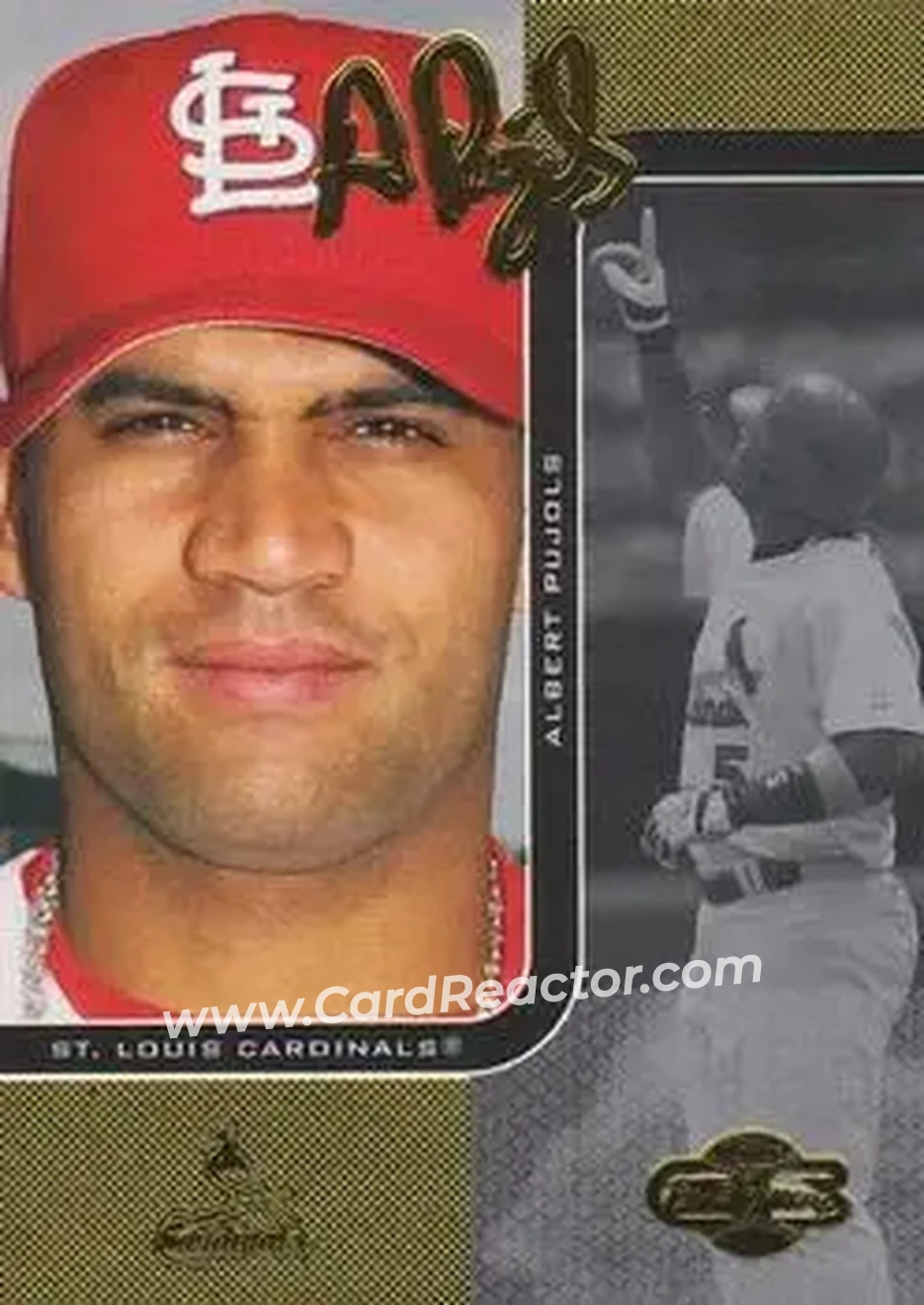 2006 Topps Co-Signers #1 - Albert Pujols - St. Louis Cardinals - Front