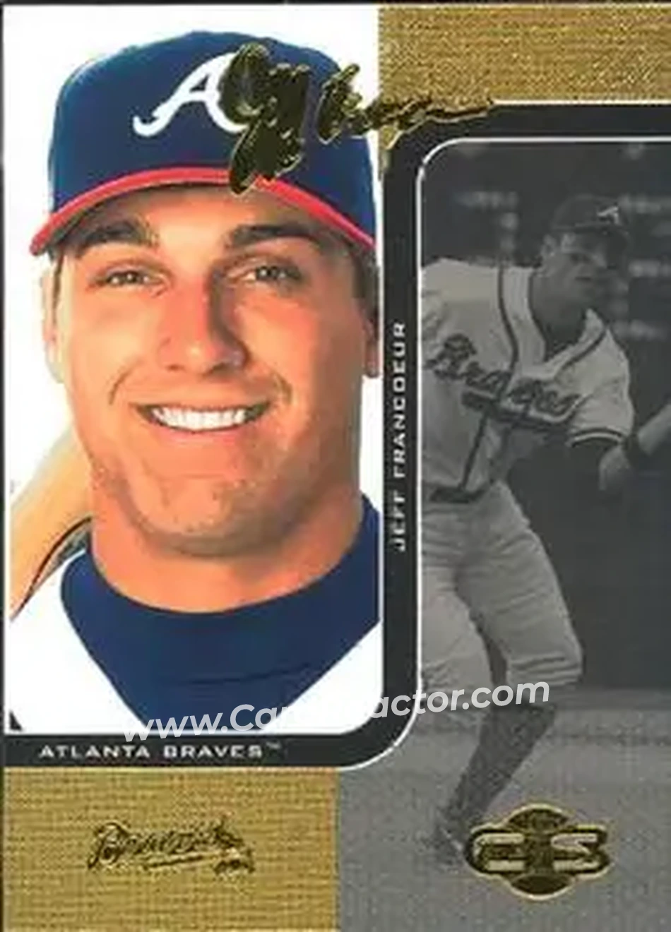 2006 Topps Co-Signers #4 - Jeff Francoeur - Atlanta Braves - Front