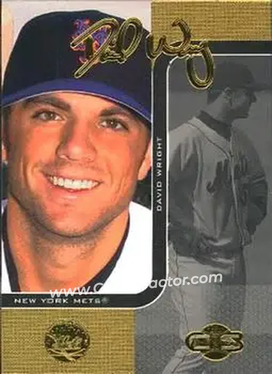 2006 Topps Co-Signers #14 - David Wright - New York Mets - Front