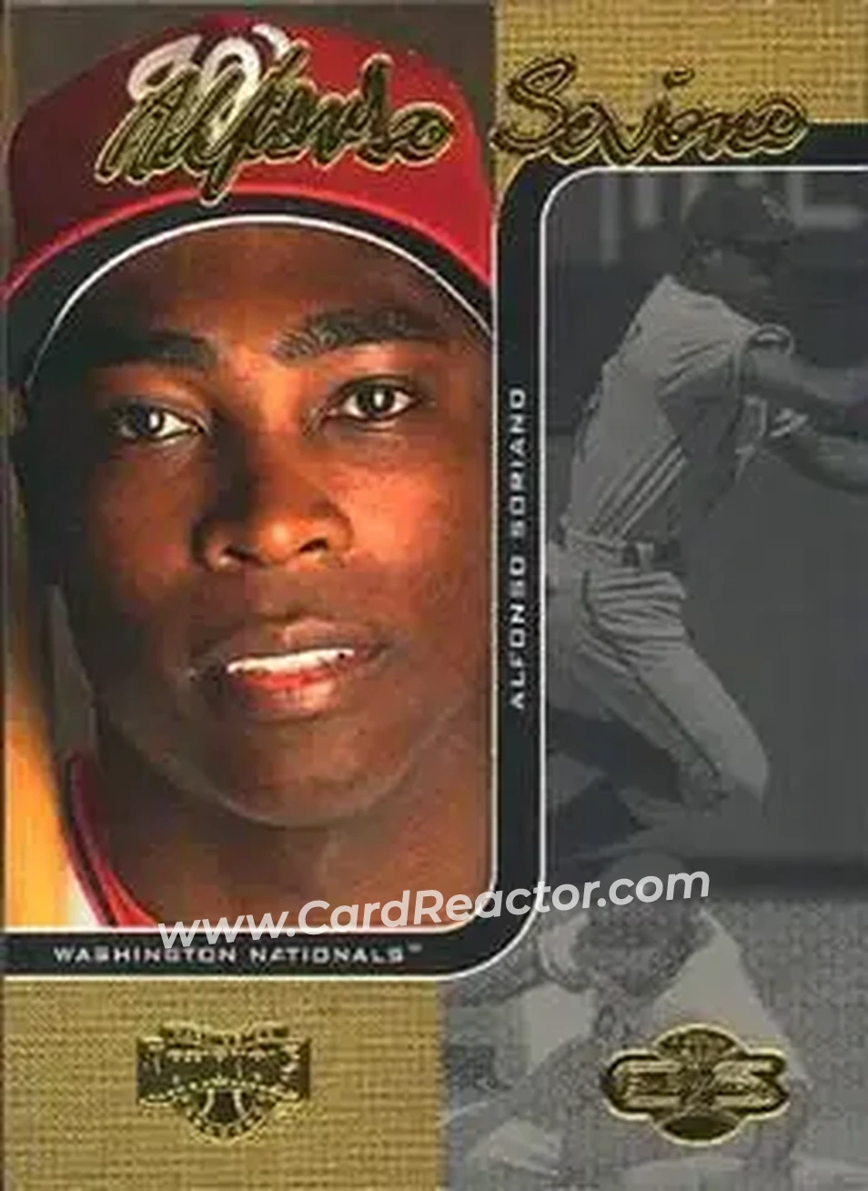 2006 Topps Co-Signers #18 - Alfonso Soriano - Washington Nationals - Front