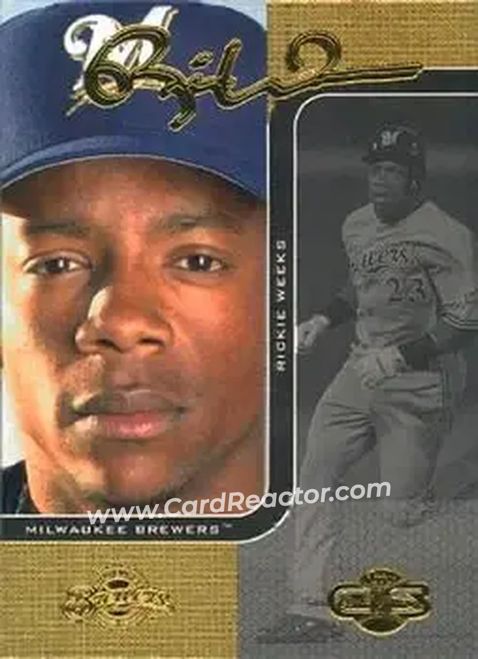 2006 Topps Co-Signers #27 - Rickie Weeks - Milwaukee Brewers - Front