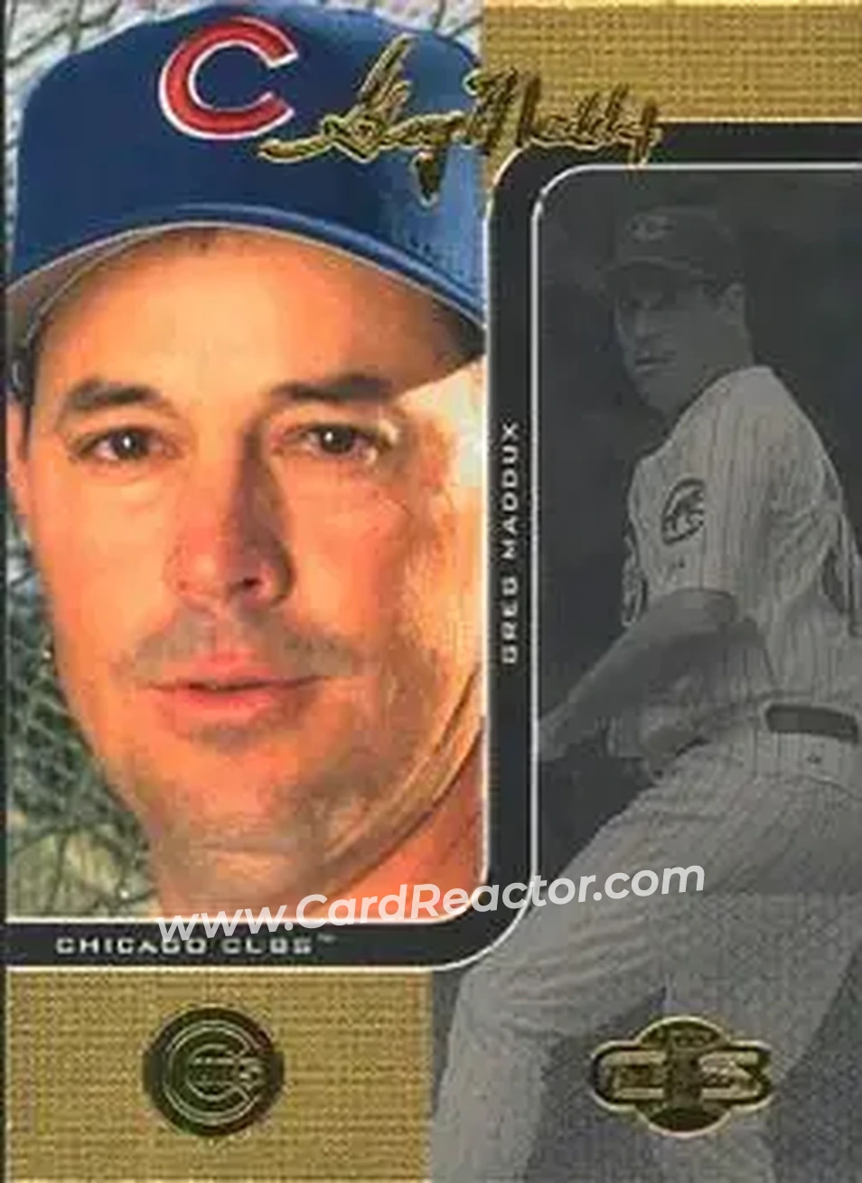 2006 Topps Co-Signers #30 - Greg Maddux - Chicago Cubs - Front