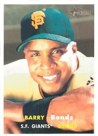 Barry Bonds · 2006 Topps Heritage #10