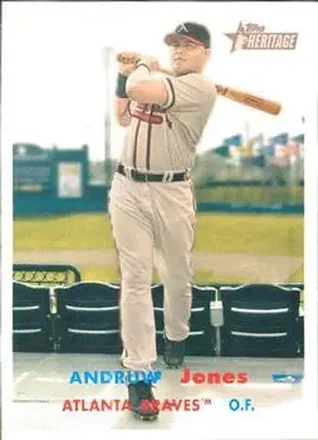 Andruw Jones · 2006 Topps Heritage #20b