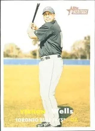 Vernon Wells · 2006 Topps Heritage #22