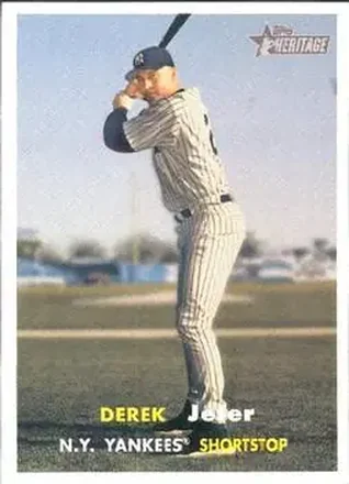 2006 Topps Heritage #23 - Derek Jeter - New York Yankees