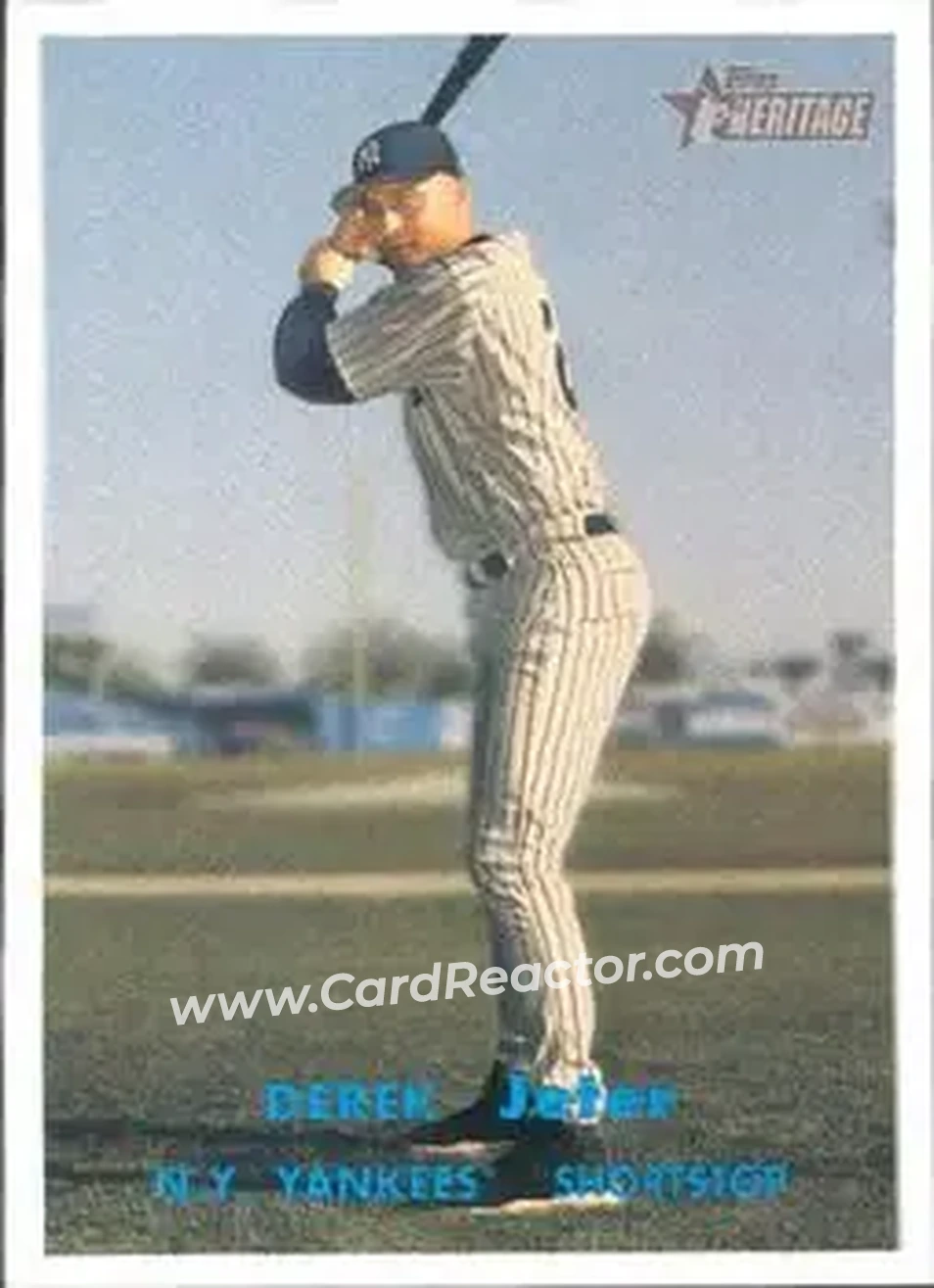 2006 Topps Heritage #23b - Derek Jeter - New York Yankees - Front