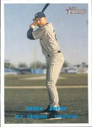 2006 Topps Heritage #23b - Derek Jeter - New York Yankees