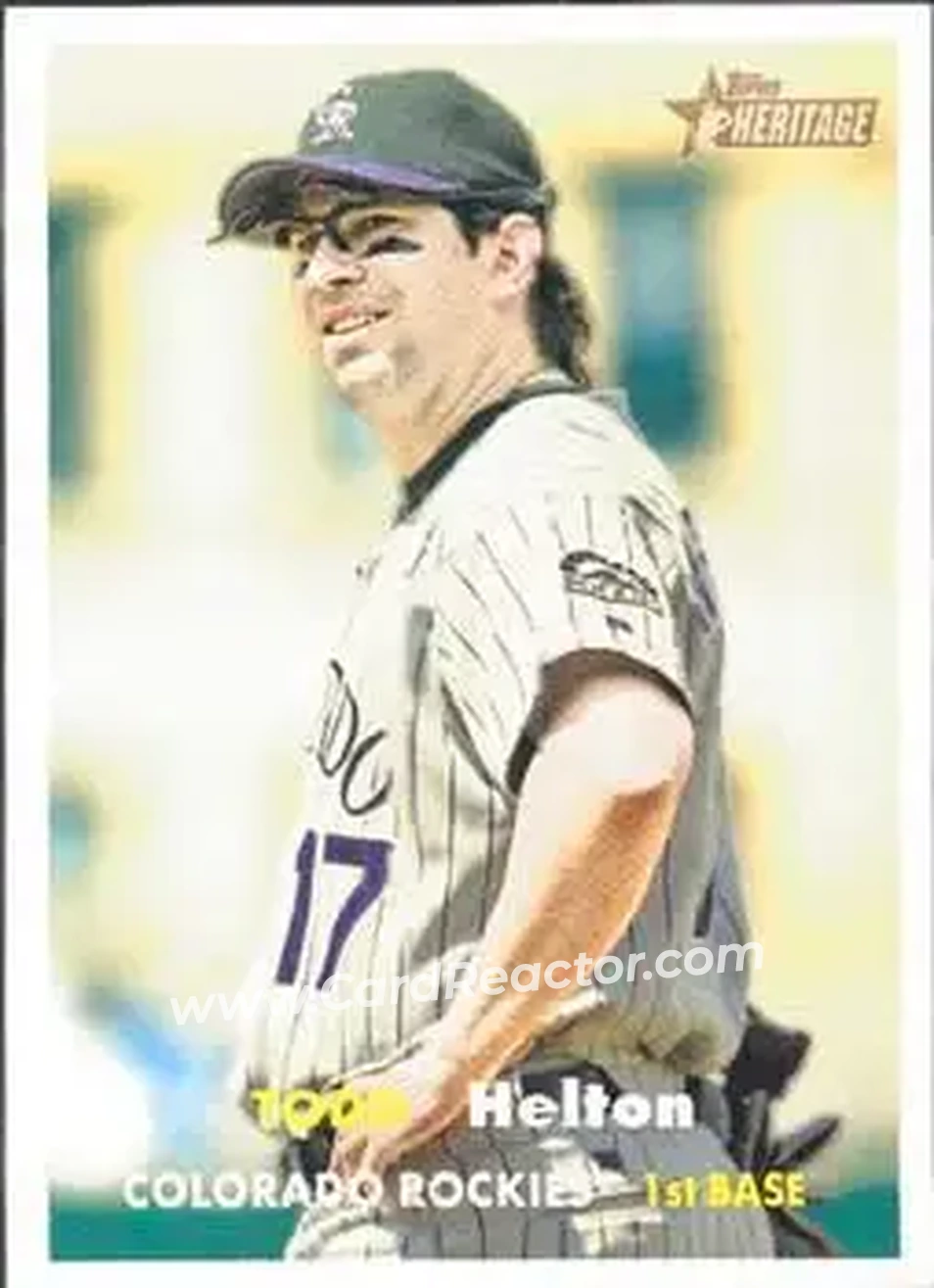 2006 Topps Heritage #24 - Todd Helton - Colorado Rockies - Front