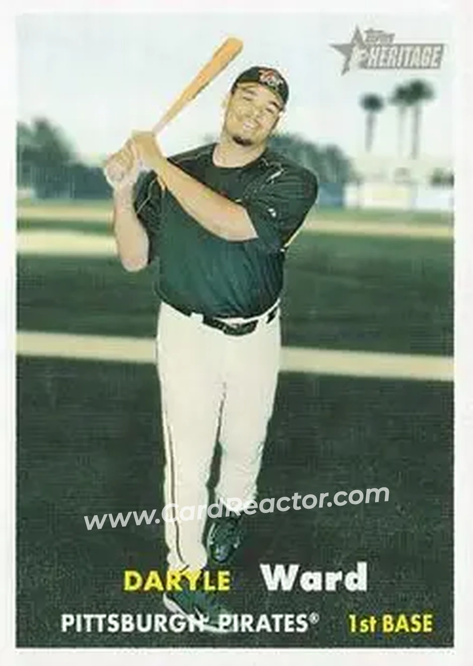 2006 Topps Heritage #3 - Daryle Ward - Pittsburgh Pirates - Front