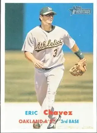 Eric Chavez · 2006 Topps Heritage #6