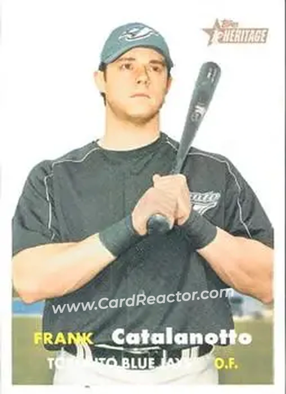 2006 Topps Heritage #17 - Frank Catalanotto - Toronto Blue Jays - Front