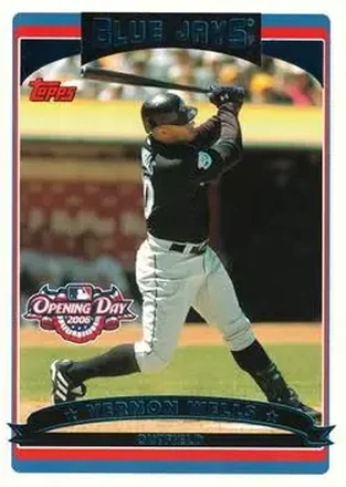 2006 Topps Opening Day #4 - Vernon Wells - Toronto Blue Jays